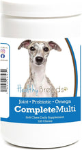Healthy Breeds Whippet Multivitamínico Completo en Snack Blando 120 unidades
