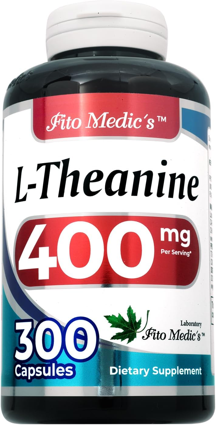 FITO MEDIC'S Lab L-Teanina 400 mg, 300 Cápsulas