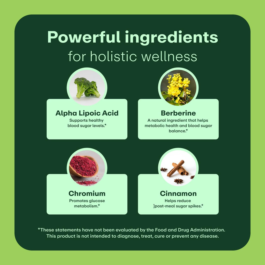 WellWithAll Suplemento para el Metabolismo de la Glucosa y Bienestar con Berberina – 60 Comprimidos