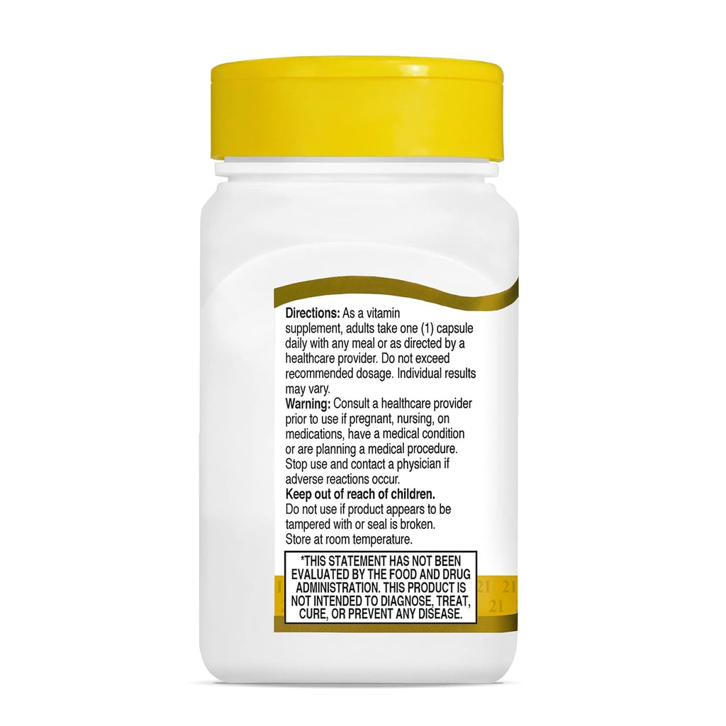 21st Century Biotin, 5,000 mcg, 110 Cápsulas