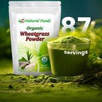 Z Natural Foods Polvo de Hierba de Trigo Orgánico - 453 g (1 lb)