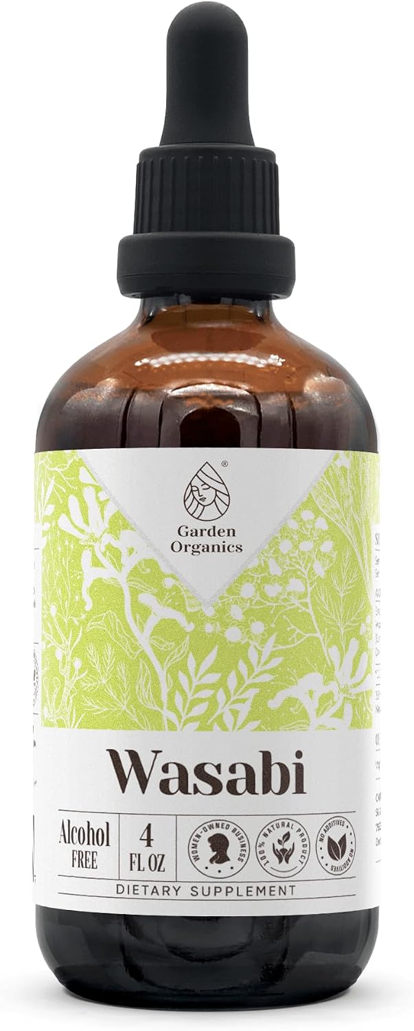 Extracto de Wasabi Natural Sin Alcohol (60 ml) - Garden Organics