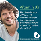 BESTVITE Vitamina D3 Vegana 2500 IU – 120 Cápsulas Vegetales