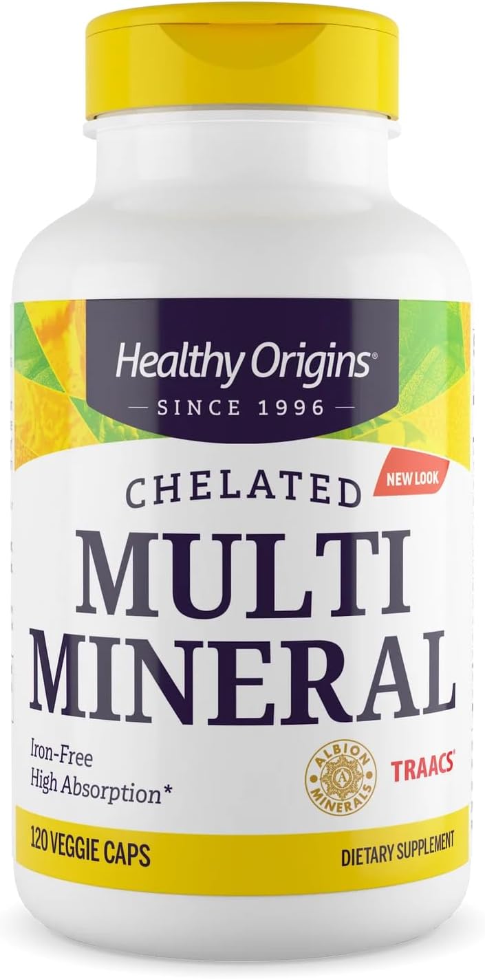 Healthy Origins Quelato Multi Mineral, 240 Cápsulas Veggie con Albion Minerals TRAACS