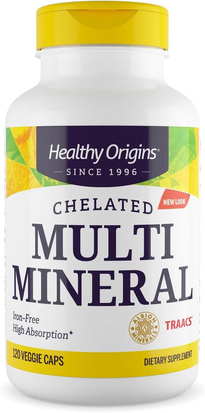 Healthy Origins Quelato Multi Mineral, 240 Cápsulas Veggie con Albion Minerals TRAACS – Image 8