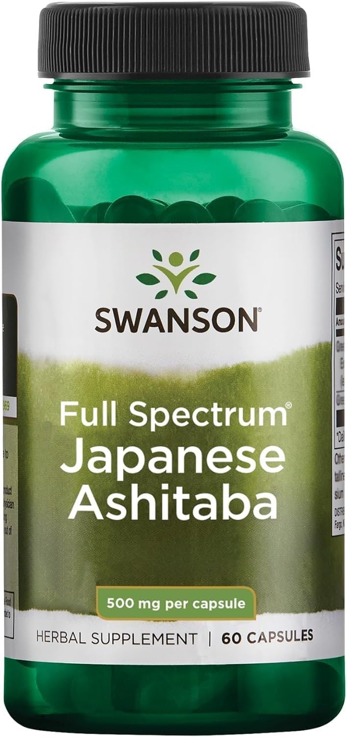 Swanson Japanese Ashitaba - 60 Cápsulas de 500mg