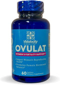 Secrets Of Tea Vidalocity Women's Fertility Support - Complejo Natural con D-Chiro-Inositol, Folato y Myo-Inositol - 60 Cápsulas Vegetarianas