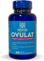Secrets Of Tea Vidalocity Women's Fertility Support - Complejo Natural con D-Chiro-Inositol, Folato y Myo-Inositol - 60 Cápsulas Vegetarianas