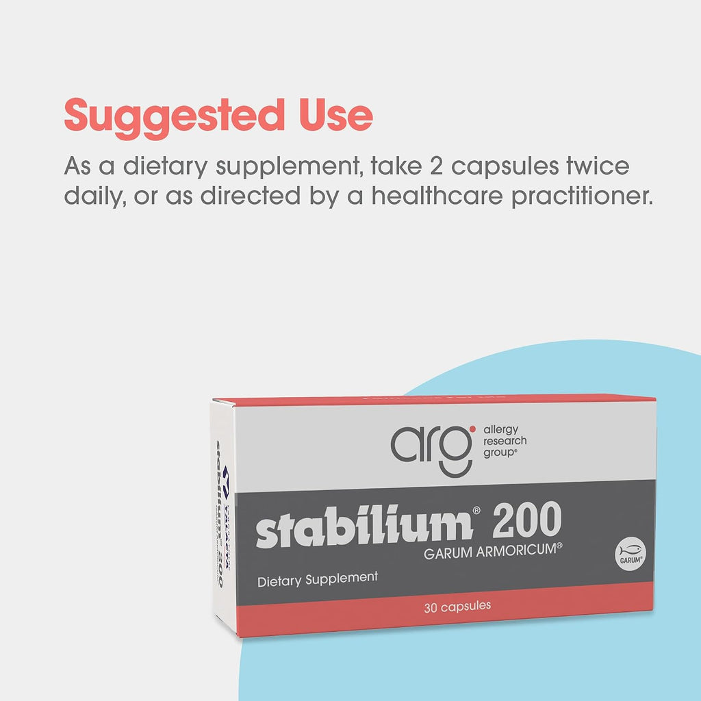 Allergy Research Group Nutricology Stabilium 200 - 30 Cápsulas