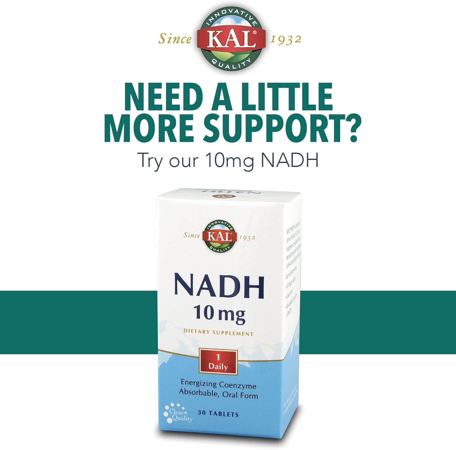 KAL NADH 5 mg 60 comprimidos recubiertos