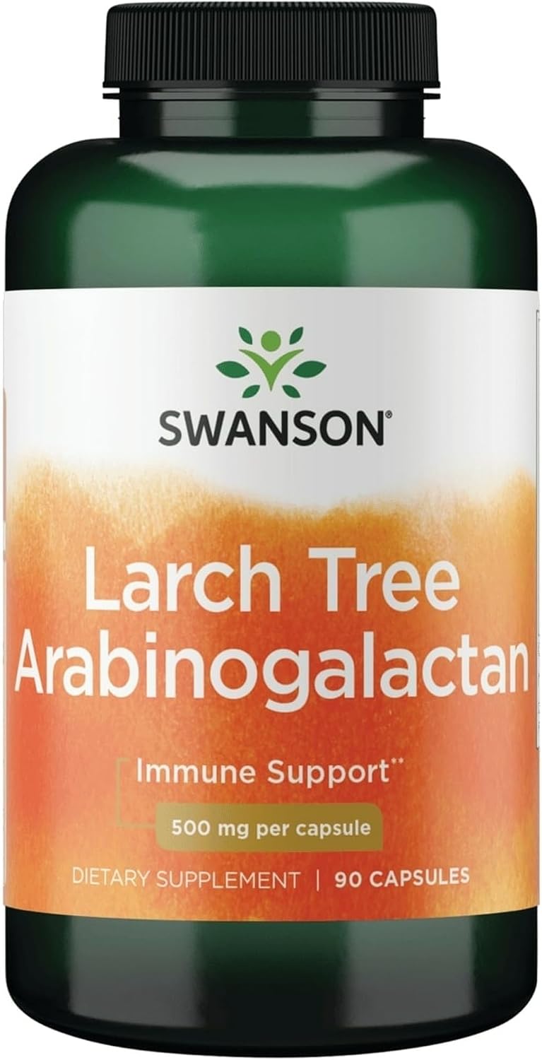 Swanson Arabinogalactano de Alerce 500 mg 90 Cápsulas