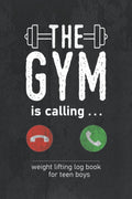 Weight Lifting Log Book for Teen Boys: Diario para Registrar tus Entrenamientos de Pesas y Cardio