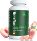 Gominolas de Vitamina D3 NaturElan - 2000 IU, 120 Gominolas, Sin Azúcar, Vegano