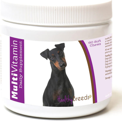 Healthy Breeds Multivitamínico para Perros Manchester Terrier - 60 Masticables Blandos – Image 1