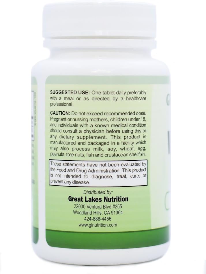 Great Lakes Nutrition Vegan Vitamin D3, 1500 IU, 100 Capsules