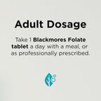 Blackmores Folic Acid 500 mcg 90 Tablets
