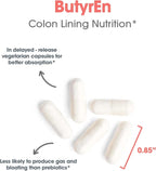 ARG ButyrEn Colon Lining Nutrition - Fórmula de Tributirina para el Soporte Digestivo, 100 Cápsulas Vegetarianas de Liberación Retardada