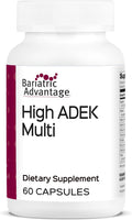Bariatric Advantage High ADEK Multi - Multivitamínico con Vitaminas A, D, E, K y Minerales Traza - 60 Cápsulas