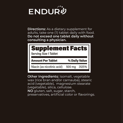 Endur Niacina IR (Liberación Inmediata) – Metabolismo energético: La niacina contribuye al metabolismo energético – Image 6