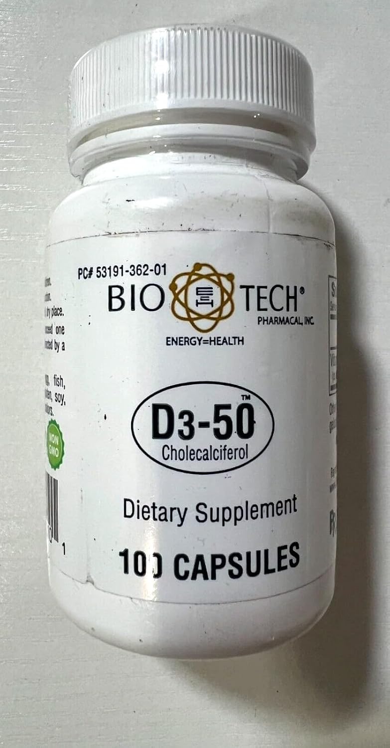 D3-50 100 Cápsulas BIO-TECH - Vitamina D3