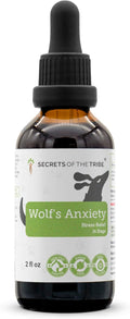 Wolf's Anxiety | Suplemento herbal natural para perros | Apoyo para el estrés y la ansiedad | Extracto sin alcohol de manzanilla, melisa, lavanda, tilo e hinojo | 60 ml