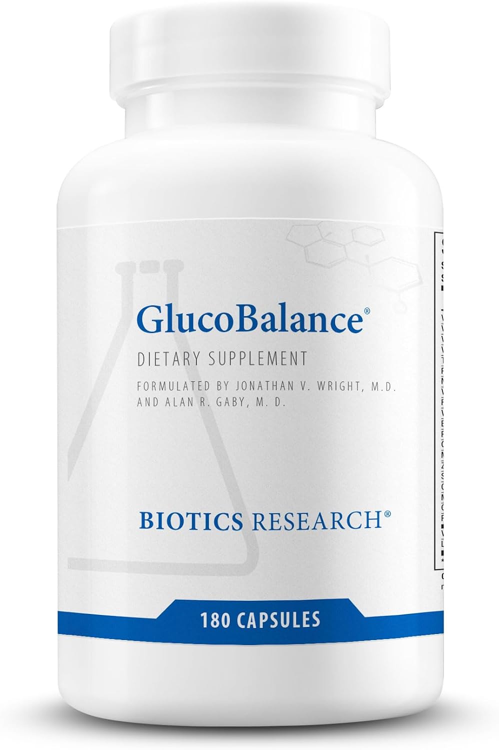 Biotics Research GlucoBalance — Cromo, Vanadio, L-Carnitina, 180 Cápsulas