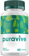Puravive Advanced Formula, Cápsulas Naturales, Suplemento Total para Hombres y Mujeres (60 Cápsulas)