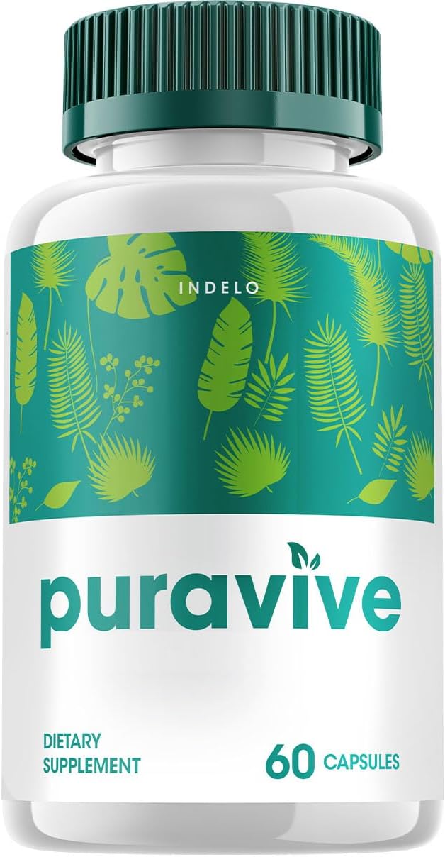 Puravive Advanced Formula, Cápsulas Naturales, Suplemento Total para Hombres y Mujeres (60 Cápsulas)