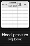 Blood Pressure Log Book: Simple Blood Pressure Tracker