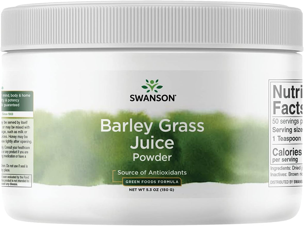 Swanson GRN Barley Grass Juice Powder, 5.3 oz (150 g)