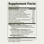 Snap Supplements Vitaminas para Cabello, Piel y Uñas con Biotina, Colágeno, Kelp y Bambú, 60 Cápsulas