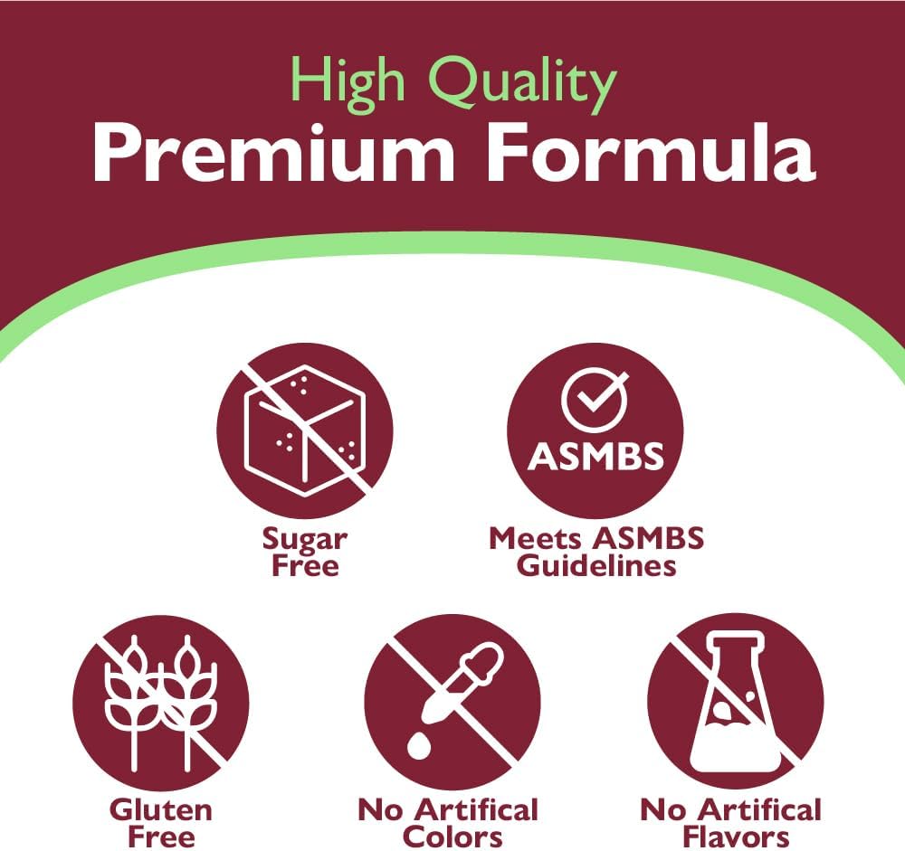 Celebrate Vitamins 3-in-1 Multivitamínico Bariátrico con Citrato de Calcio - Mezcla en Polvo para Beber - Sabor Cítricos - 60 Porciones
