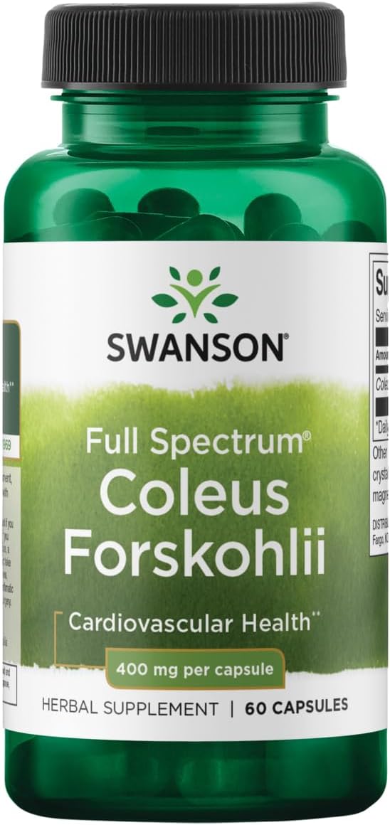 Swanson Full Spectrum Coleus forskohlii 400 mg - 60 Cápsulas