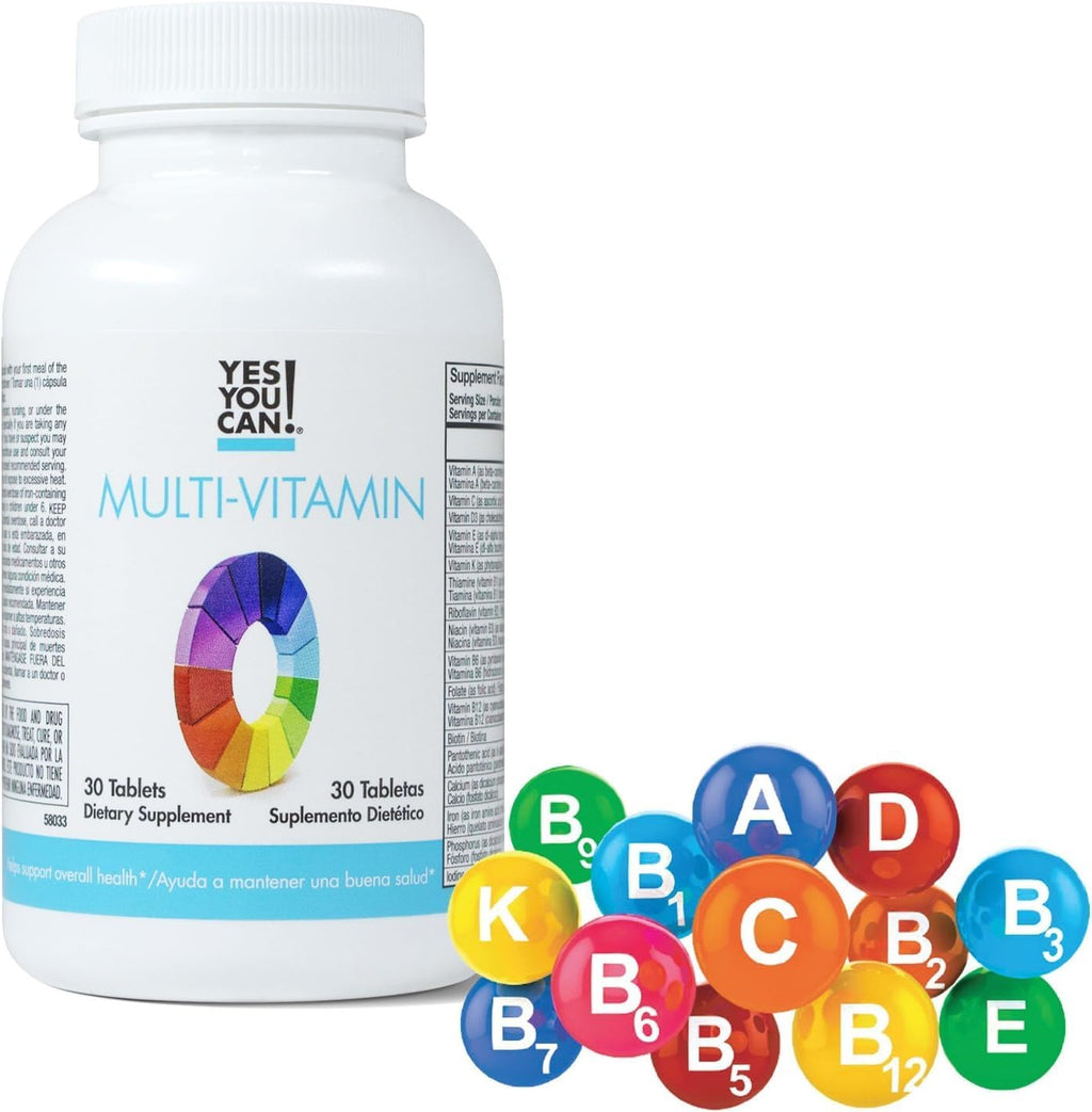 Yes You Can! Multivitamínico Diario para Hombres y Mujeres - 30 Comprimidos