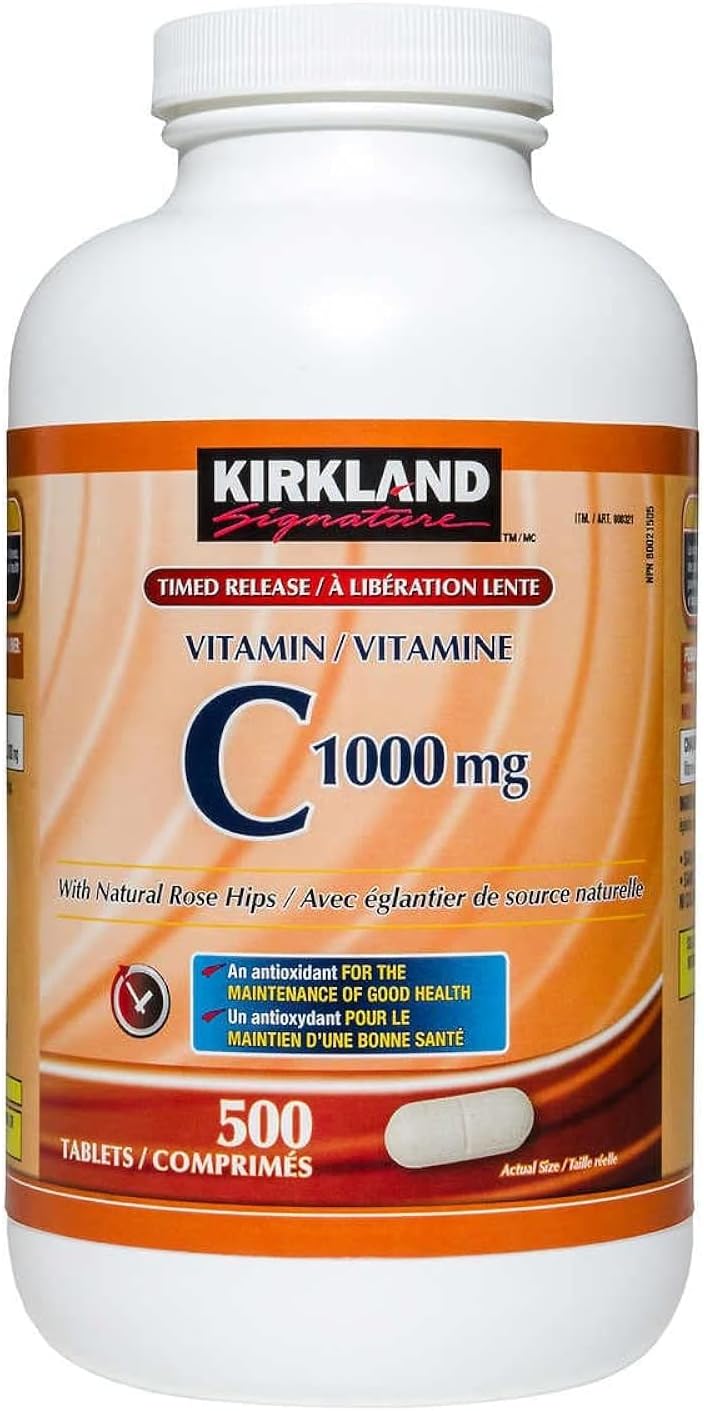 Kirkland Signature Vitamina C, 1000 mg, 500 Comprimidos