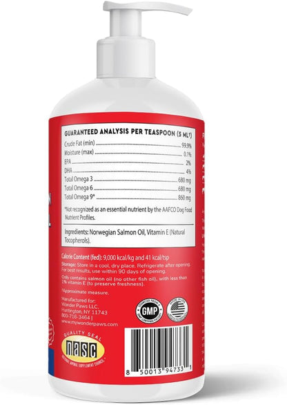 Wonder Paws Aceite de Salmón para Perros – Omega 3 EPA y DHA – 946 ml – Image 5