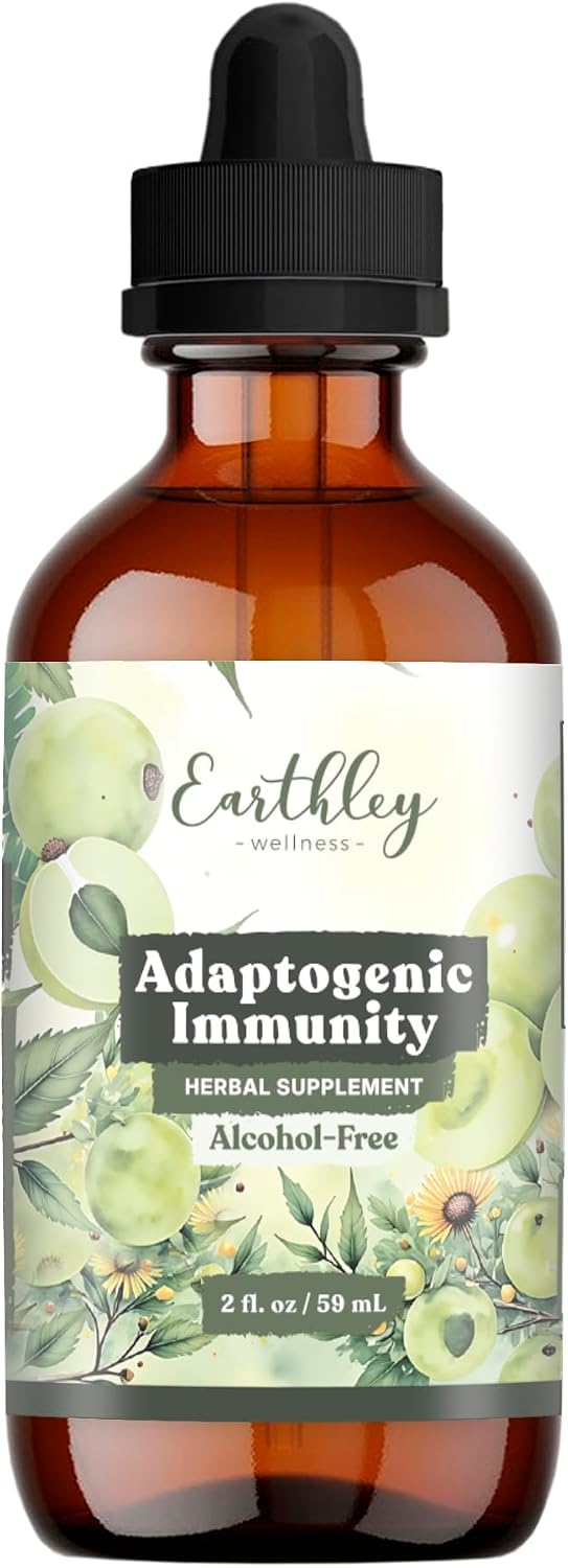 Earthley Wellness Adaptogenic Immunity - Apoyo Inmunológico con Adaptógenos (2 oz)
