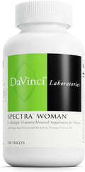 DaVinci Labs Spectra Woman – Multivitamínico para mujeres con calcio, hierro y biotina – 240 comprimidos
