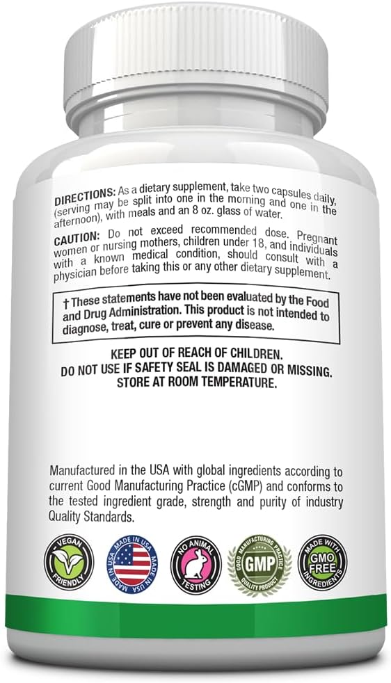 Approved Science MoringaMD - 1200 mg de Moringa Oleifera, Extracto 4:1, 60 Cápsulas Veganas (Pack de 6)