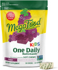 MegaFood Kids One Daily Multivitamin Soft Chews - Multivitamínico Infantil Sabor Uva - 30 Gomitas