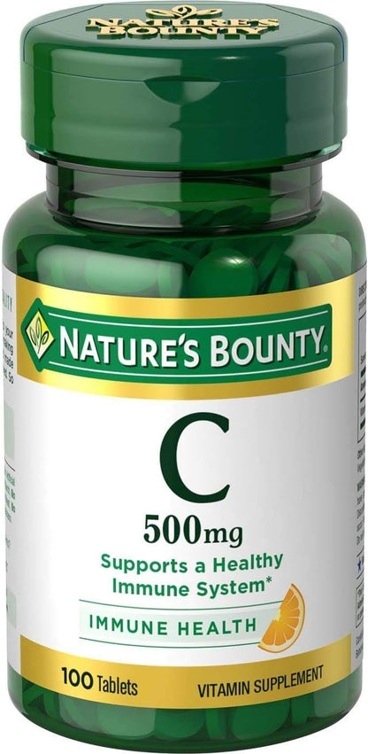 Nature's Bounty Vitamina C 500 mg – El funcionamiento normal del sistema inmunitario. – Image 1