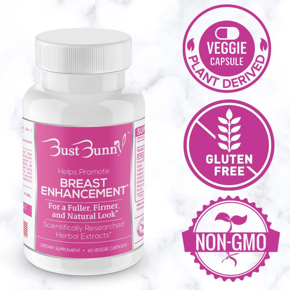 Bust Bunny Pastillas para Aumento de Senos - Vegano - 6 Meses