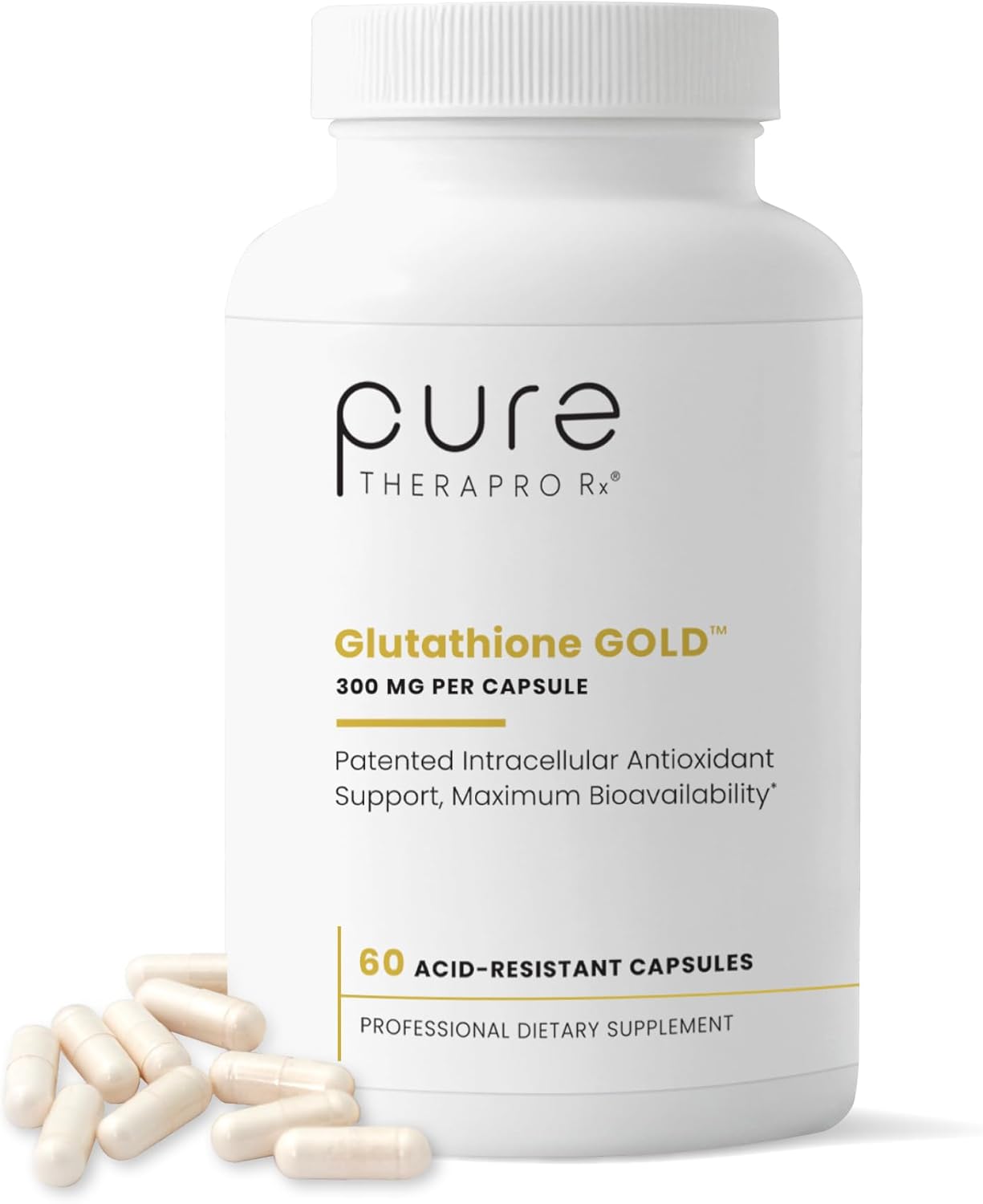 Pure Therapro Rx S-Acetil Glutation Gold - 120 Cápsulas (100mg)