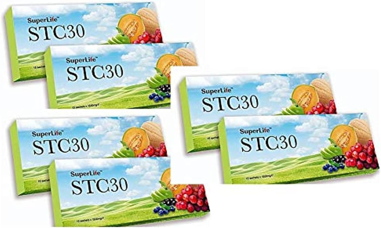 Superlife STC30 - Complemento de Células Madre (6 paquetes, 90 sobres)