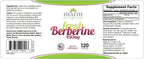Health As It Ought To Be Berberina Pura 450mg - Suplemento Fresco sin Aditivos - 120 Cápsulas