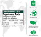 NutraMedix Vitamina C 1000 mg sin maíz - Cápsulas vegetales (120 cápsulas)