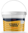 Luonix Vitamina C en Polvo, Cubo de 1 Galón, Ácido Ascórbico, Suplemento