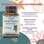 Extracto de Kacip Fatimah 100:1 | Labisia Pumila | 425 mg por Cápsula | 60 Cápsulas Veganas