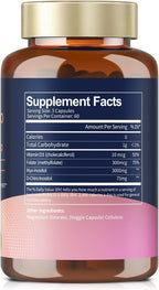 Totaria Inositol 40:1 con Vitamina D3 y Folato - 180 Cápsulas (60 Dosis)
