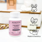 Kerotin Vitaminas para el Cabello con Biotina, Saw Palmetto y Vitamina D3 - 60 Cápsulas